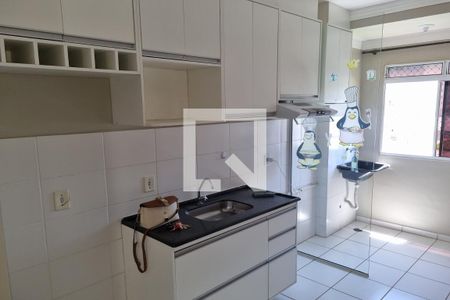 Cozinha  de apartamento para alugar com 2 quartos, 50m² em Jardim Florestan Fernandes, Ribeirão Preto