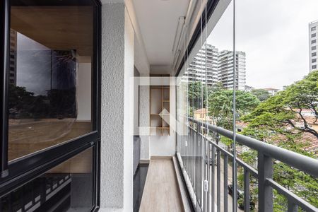 Varanda de apartamento para alugar com 1 quarto, 29m² em Sumaré, São Paulo