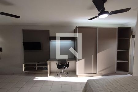 Sala - Dormitório de kitnet/studio para alugar com 1 quarto, 32m² em Nova Ribeirânia, Ribeirão Preto