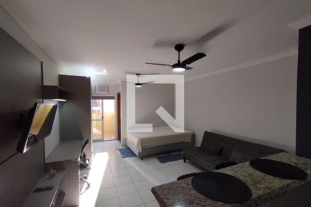 Sala - Dormitório de kitnet/studio para alugar com 1 quarto, 32m² em Nova Ribeirânia, Ribeirão Preto