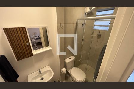 Studio para alugar com 25m², 1 quarto e sem vaga Studio para alugar com 25m², 1 quarto e sem vagaBanheiro