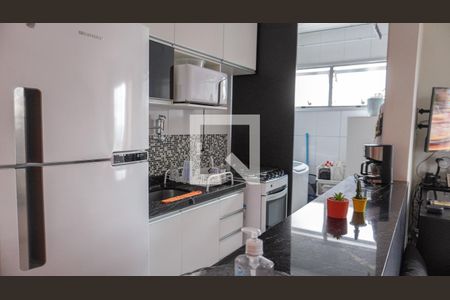 Cozinha de apartamento à venda com 1 quarto, 44m² em Vila Clementino, São Paulo