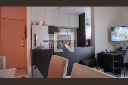 Sala/Cozinha de apartamento à venda com 1 quarto, 44m² em Vila Clementino, São Paulo
