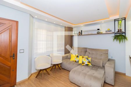 Sala de casa de condomínio para alugar com 3 quartos, 109m² em Centro, Canoas