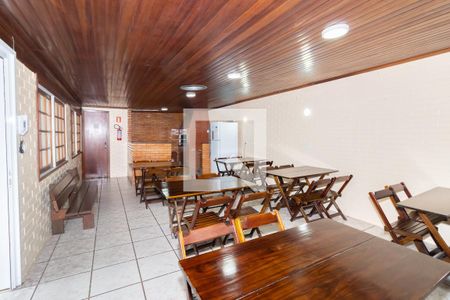 Área comum - Salão de festas de apartamento à venda com 1 quarto, 55m² em Vila Ipiranga, Porto Alegre