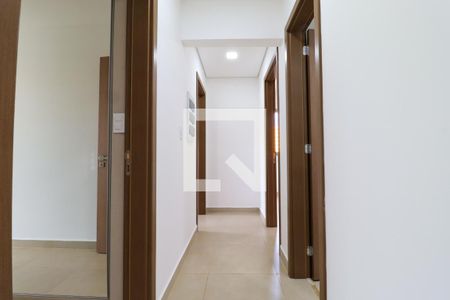 Corredor Quartos  de apartamento para alugar com 3 quartos, 107m² em Jardim Paulista, Ribeirão Preto