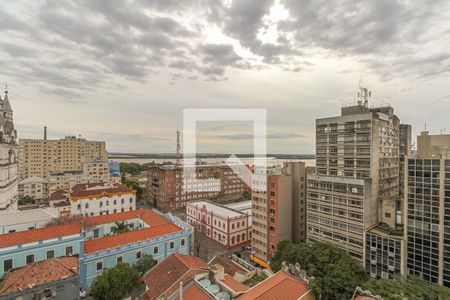 Vista Sala de apartamento para alugar com 1 quarto, 27m² em Centro Histórico, Porto Alegre