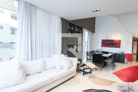 sala de apartamento à venda com 5 quartos, 281m² em Sion, Belo Horizonte