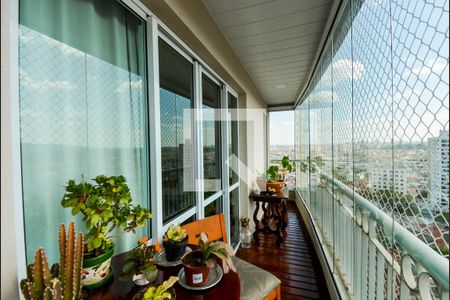 Varanda da Sala de apartamento à venda com 3 quartos, 140m² em Vila Milton, Guarulhos