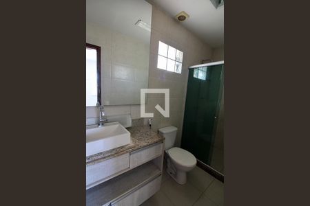 Banheiro da Suíte  de casa de condomínio para alugar com 3 quartos, 100m² em Recreio dos Bandeirantes, Rio de Janeiro