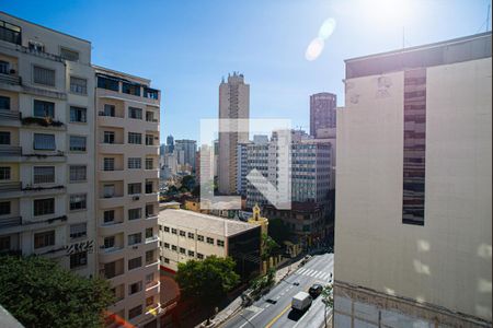 Vista da Sala de apartamento para alugar com 1 quarto, 27m² em Bela Vista, São Paulo