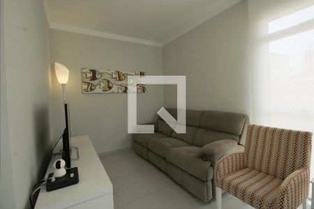 Sala de apartamento para alugar com 3 quartos, 76m² em Jardim Belmar, Guarujá