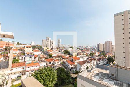 Vista da Varanda da Sala e Cozinha de apartamento à venda com 2 quartos, 37m² em Vila Valparaiso, Santo André