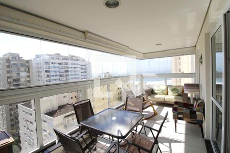 Varanda gourmet de apartamento para alugar com 3 quartos, 110m² em Centro, Guarujá