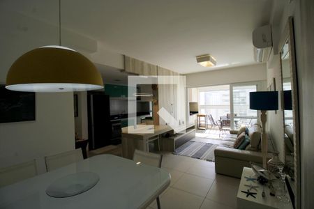 Sala de apartamento para alugar com 3 quartos, 110m² em Centro, Guarujá