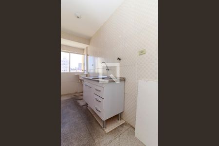 Cozinha de apartamento para alugar com 1 quarto, 50m² em Santo Amaro, São Paulo