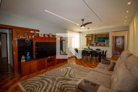 Sala de apartamento à venda com 3 quartos, 127m² em Grajau, Rio de Janeiro