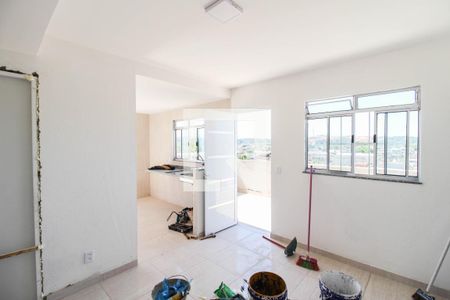 Sala de apartamento para alugar com 2 quartos, 60m² em Andrade Araujo, Belford Roxo