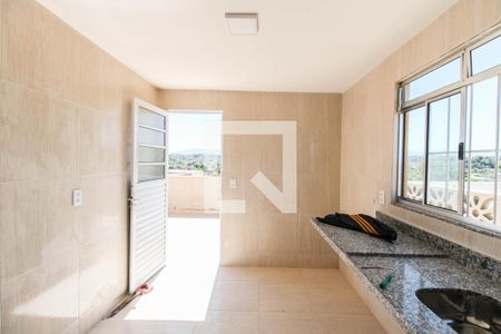 Cozinha de apartamento para alugar com 2 quartos, 60m² em Andrade Araujo, Belford Roxo