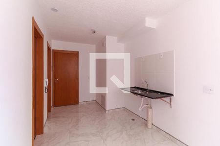 Sala/Cozinha de apartamento para alugar com 1 quarto, 37m² em Belenzinho, São Paulo