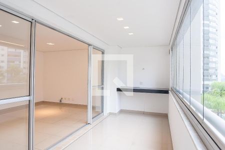 Varanda da Sala de apartamento à venda com 3 quartos, 125m² em Vila da Serra, Nova Lima