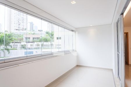 Varanda da Sala de apartamento à venda com 3 quartos, 125m² em Vila da Serra, Nova Lima