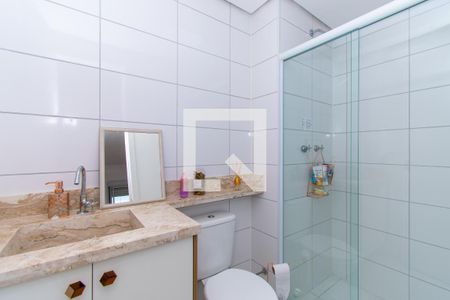 Banheiro de kitnet/studio à venda com 1 quarto, 29m² em Vila Graciosa, São Paulo