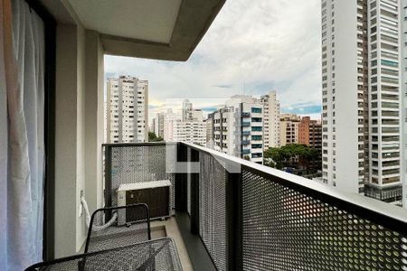 Sacada de kitnet/studio para alugar com 1 quarto, 28m² em Moema, São Paulo