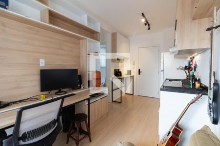 Sala/Cozinha de apartamento à venda com 1 quarto, 32m² em Butantã, São Paulo