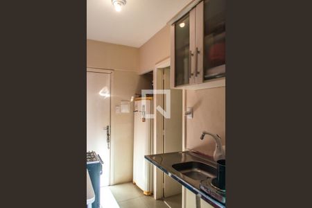 Cozinha de apartamento para alugar com 1 quarto, 18m² em Centro Histórico, Porto Alegre