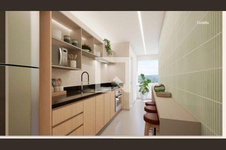 Cozinha  de apartamento à venda com 3 quartos, 107m² em Vila da Serra, Belo Horizonte