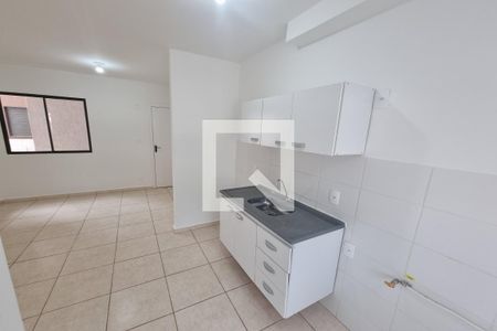 Cozinha de apartamento para alugar com 2 quartos, 50m² em Jardim Santa Cecilia - Bonfim Paulista, Ribeirão Preto