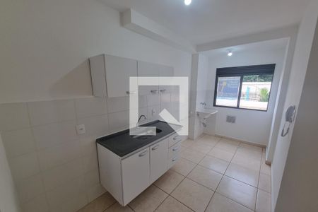 Cozinha de apartamento para alugar com 2 quartos, 50m² em Jardim Santa Cecilia - Bonfim Paulista, Ribeirão Preto