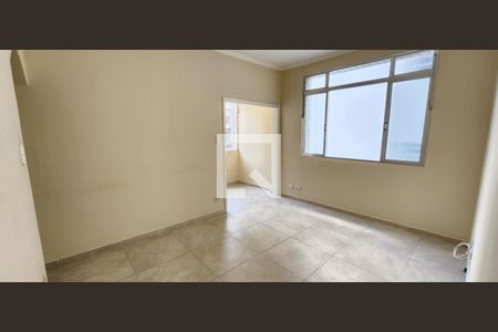 Sala de apartamento para alugar com 1 quarto, 58m² em Boqueirão, Santos