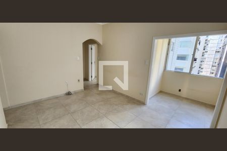 Sala de apartamento para alugar com 1 quarto, 58m² em Boqueirão, Santos