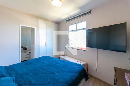 Quarto Suíte de apartamento à venda com 4 quartos, 133m² em Alto Caiçaras, Belo Horizonte