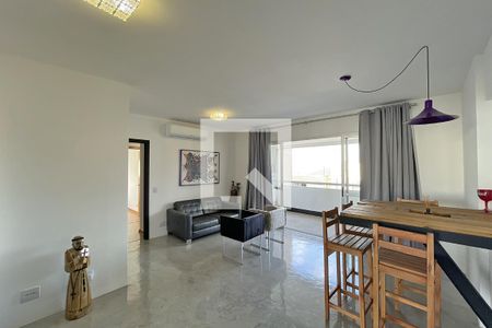 Sala de apartamento para alugar com 3 quartos, 105m² em Vale do Sereno, Nova Lima