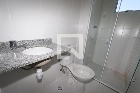 Banheiro de apartamento para alugar com 1 quarto, 34m² em Chácara Mafalda, São Paulo