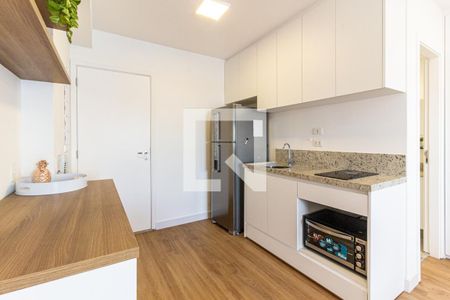 Cozinha de kitnet/studio para alugar com 1 quarto, 33m² em Santa Cecilia, São Paulo