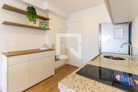 Cozinha de kitnet/studio para alugar com 1 quarto, 33m² em Santa Cecilia, São Paulo