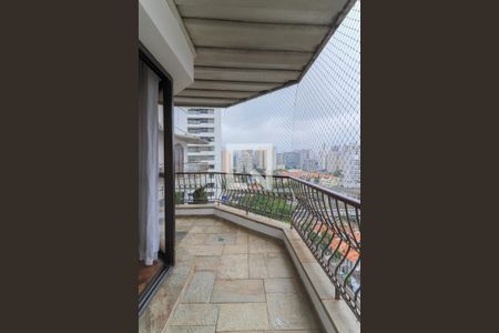 Varanda da Sala de apartamento à venda com 3 quartos, 260m² em Brooklin, São Paulo