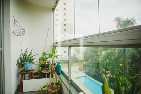 Varanda de apartamento à venda com 3 quartos, 129m² em Vila Monte Alegre, São Paulo