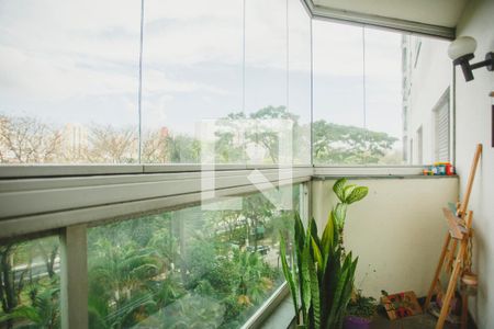 Varanda de apartamento à venda com 3 quartos, 129m² em Vila Monte Alegre, São Paulo