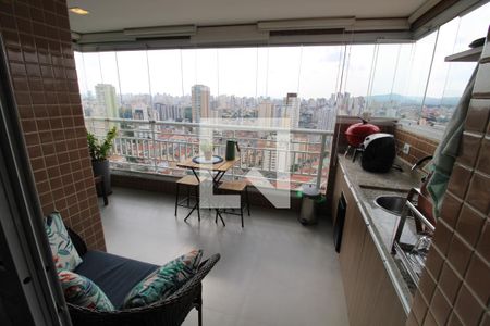 Sala - Area Gourmet de apartamento à venda com 2 quartos, 62m² em Vila Dom Pedro Ii, São Paulo