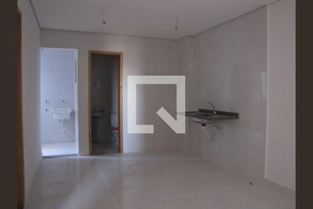 Sala/Cozinha de apartamento para alugar com 2 quartos, 40m² em Cidade Antônio Estêvão de Carvalho, São Paulo