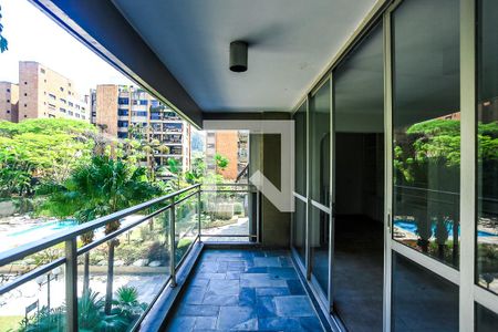 Varanda da Sala de apartamento para alugar com 3 quartos, 180m² em Real Parque, São Paulo