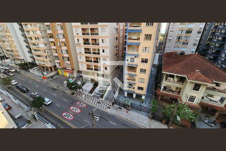 Vista da Sala de apartamento para alugar com 3 quartos, 150m² em Boqueirão, Santos