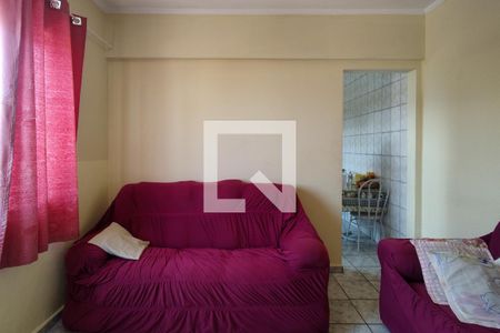 Sala de apartamento para alugar com 1 quarto, 65m² em Maracanã, Praia Grande