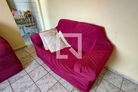 Sala de apartamento para alugar com 1 quarto, 65m² em Maracanã, Praia Grande