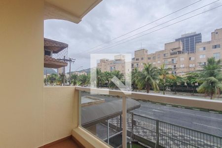 Varanda de apartamento para alugar com 3 quartos, 77m² em Jardim Belmar, Guarujá